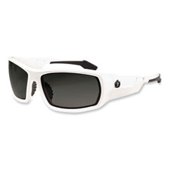 Skullerz Odin Safety Glasses, White Nylon Impact Frame, Smoke Polycarbonate Lens, Ships in 1-3 Business Days