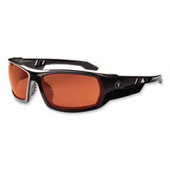 Skullerz Odin Safety Glasses, Black Nylon Impact Frame, Copper Polycarbonate Lens, Ships in 1-3 Business Days