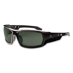 Skullerz Odin Safety Glasses, Black Nylon Impact Frame, Polarized G15 Polycarbonate Lens, Ships in 1-3 Business Days