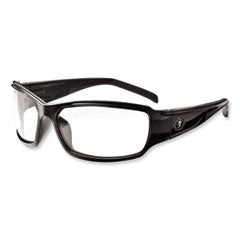 Skullerz Thor Safety Glasses, Black Nylon Impact Frame, Anti-Fog Clear Polycarbonate Lens, Ships in 1-3 Business Days