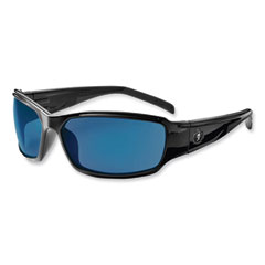 Skullerz Thor Safety Glasses, Black Nylon Impact Frame, Blue Mirror Polycarbonate Lens, Ships in 1-3 Business Days