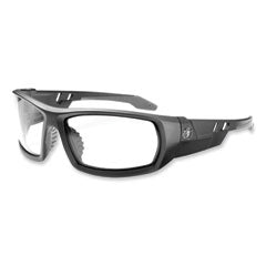 Skullerz Odin Safety Glasses, Matte Black Nylon Impact Frame, Anti-Fog Clear Polycarbonate Lens, Ships in 1-3 Business Days