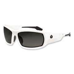 Skullerz Odin Safety Glasses, White Nylon Impact Frame, Polarized Smoke Polycarbonate Lens, Ships in 1-3 Business Days