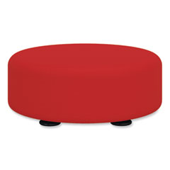 Learn 15" Round Vinyl Floor Seat, 15" dia x 5.75"h, Red, Ships in 1-3 Business Days