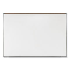 Proma Magnetic Porcelain Projection Whiteboard w/Satin Aluminum Frame, 72.5 x 48.5, White Surface,Ships in 7-10 Business Days