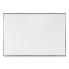 Proma Magnetic Porcelain Projection Whiteboard w/Satin Aluminum Frame, 96.5 x 48.5, White Surface,Ships in 7-10 Business Days