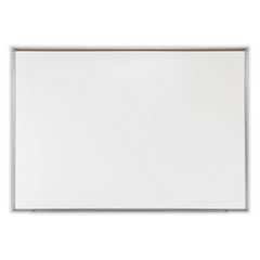 Proma Magnetic Porcelain Projection Whiteboard w/Satin Aluminum Frame, 48.5 x 36.5, White Surface,Ships in 7-10 Business Days