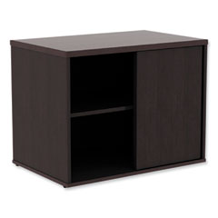 Alera Open Office Low Storage Cab Cred, 29.5w x 19.13d x 22.78h, Espresso