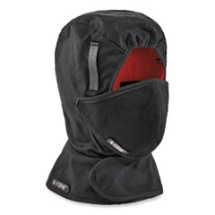 N-Ferno 6871 2-Layer Winter Liner + Mouthpiece Kit, Fleece/Cotton, One Size Fits Most, Black, Ships in 1-3 Business Days