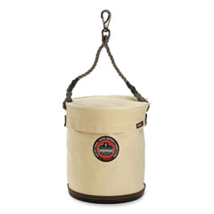 Arsenal 5743T Large Plastic Bottom Hoist Bucket and Top with Swivel Clip, 100 lb, White, Ships in 1-3 Business Days