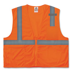 GloWear 8210Z Class 2 Economy Mesh Vest, Polyester, Orange, Small/Medium, Ships in 1-3 Business Days