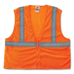 GloWear 8216BA Class 2 Breakaway Mesh ID Holder Vest, Polyester, 2X-Large/3X-Large, Orange, Ships in 1-3 Business Days