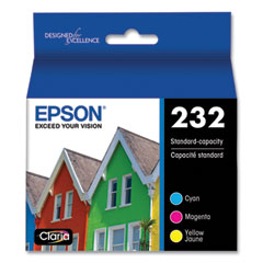 T232520S (T232) Claria Ink, 165 Page-Yield, Cyan/Magenta/Yellow