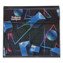 Trapper Keeper 3-Ring Pocket Binder, 1" Capacity, 11.25 x 12.19, Shapes