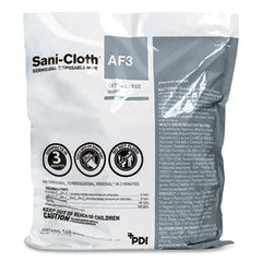 Sani-Cloth AF3 Germicidal Disposable Wipe Refill, Extra-Large, 1-Ply, 7.5 x 15, Unscented, White, 160 Wipes/Bag,2 Bags/Carton