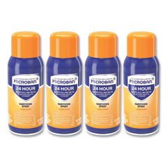 24-Hour Disinfecting Sanitizing Spray, Travel Size, Citrus Scent, 2.8 oz Aerosol Spray, 4/Pack