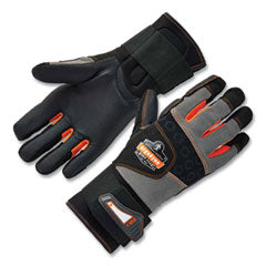 ProFlex 9012 Certified AV Gloves + Wrist Support, Black, X-Large, Pair, Ships in 1-3 Business Days