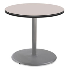 Cafe Table, 36" Diameter x 30h, Round Top/Base, Gray Nebula Top, Gray Base, Ships in 7-10 Business Days