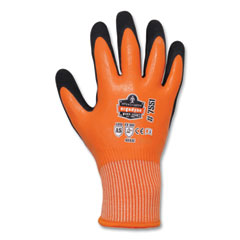 ProFlex 7551-CASE ANSI A5 Coated Waterproof CR Gloves, Orange, 2X-Large, 144 Pairs/Carton, Ships in 1-3 Business Days