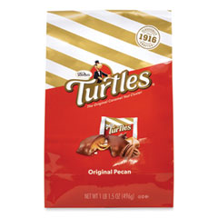 Original Turtle Bites, Original Pecan, 1 lb, 1.5 oz Bag, Ships in 1-3 Business Days