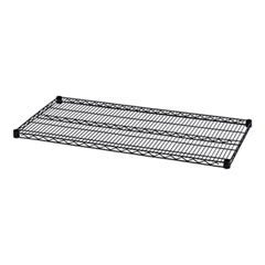 Industrial Wire Shelving Extra Wire Shelves, 48w x 24d, Black, 2 Shelves/Carton