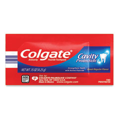 Cavity Protection Toothpaste, Regular Flavor, 0.15 oz Sachet, 1,000/Carton