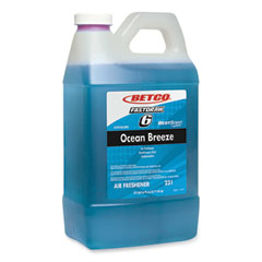 BestScent Ocean Breeze Deodorizer, Ocean Breeze Scent, 67.6 oz FastDraw Bottle, 4/Carton