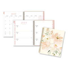 Leah Bisch Academic Year Weekly/Monthly Planner, Floral Art, 11 x 9.87, Floral Cover, 12-Month (July to June): 2023 to 2024