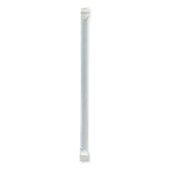 Wrapped Jumbo Straws, 7.75", Polypropylene, Black, 250/Pack, 50 Packs/Carton