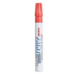 Permanent Marker, Medium Bullet Tip, Red