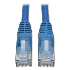 CAT6 Gigabit Snagless Molded Patch Cable, 1 ft, Blue