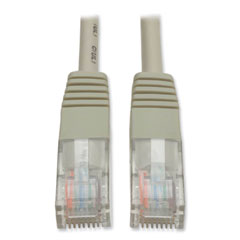 CAT5e 350 MHz Molded Patch Cable, 25 ft, Gray