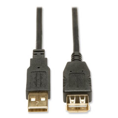 USB 2.0 A Extension Cable, 6 ft, Black