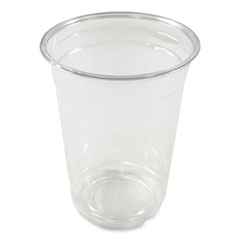 Clear Plastic Cold Cups, 10 oz, PET, 1,000/Carton