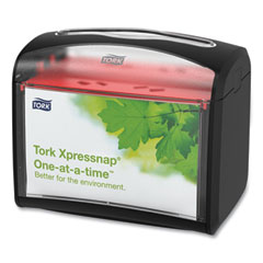 Xpressnap Tabletop Napkin Dispenser, 7.9 x 5.6 x 7.9, Black