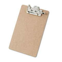 Recycled Hardboard Archboard Clipboard, 2.5" Clip Capacity, Holds 8.5 x 11 Sheets, Brown