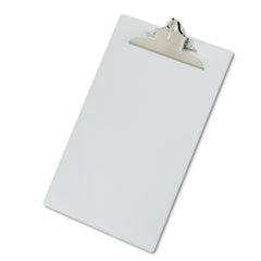 Recycled Aluminum Clipboard with High-Capacity Clip, 1" Clip Capacity, Holds 8.5 x 14 Sheets, Silver