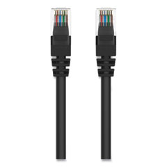 CAT6 UTP Computer Patch Cable, 10 ft, Black