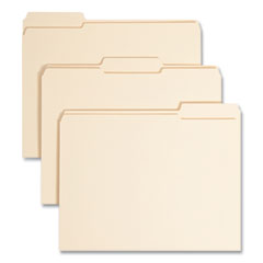 Top Tab Manila Expansion Fastener Folders, 1.5" Expansion, 2 Fasteners, Letter Size, Manila Exterior, 50/Box