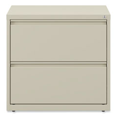 Lateral File, 2 Legal/Letter-Size File Drawers, Putty, 30" x 18.63" x 28"