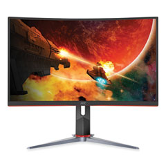 Curved LED Gaming Monitor, 32" Widescreen, VA Panel, 1920 Pixels x 1080 Pixels