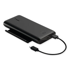 BOOST CHARGE USB Power Bank with Stand, 10,000 mAh, Black