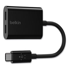 USB-C Audio+Charge Adapter, Black