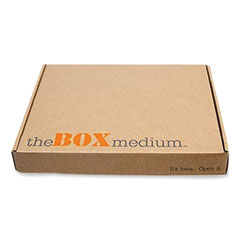 Tablet Shipping Box, One-Piece Foldover (OPF), Medium, 11.75" x 14.25” x 2”, Brown Kraft