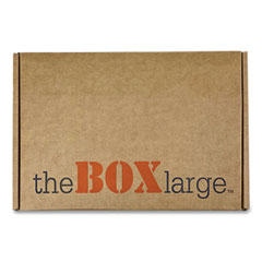 Laptop Shipping Box, One-Piece Foldover (OPF), Large, 17.25" x 11.68" x 3.75", Brown Kraft