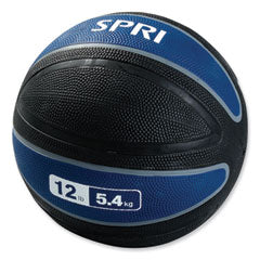 Xerball Medicine Ball, 12 lbs, Navy/Black