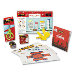 STEAM Pack City Builder Kit, 6 Projects, Tape/Scissors/Cut-Outs/Prompt Book