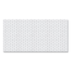 Fadeless Paper Roll, 50 lb Bond Weight, 48 x 50 ft, White Subway Tile