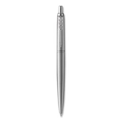 Jotter XL Retractable Ballpoint Pen, Medium Point, Blue Ink, Stainless Steel Barrel