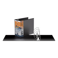 QuickFit D-Ring View Binder, 3 Rings, 6" Capacity, 11 x 8.5, Black